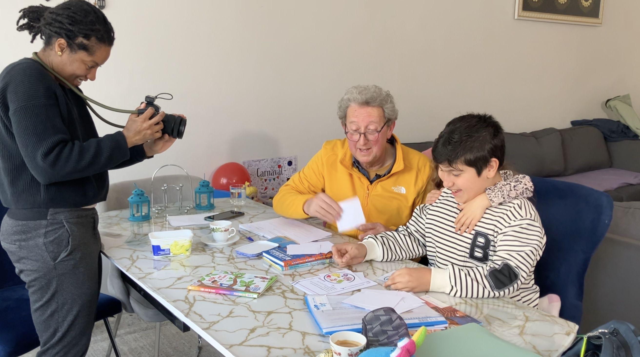Achter de schermen — Jade in de studio